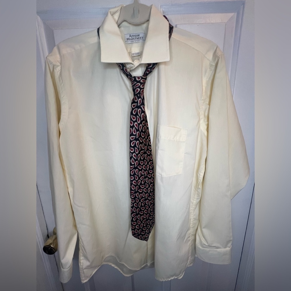 Arrow Yellow Dress Shirt Formal Wear